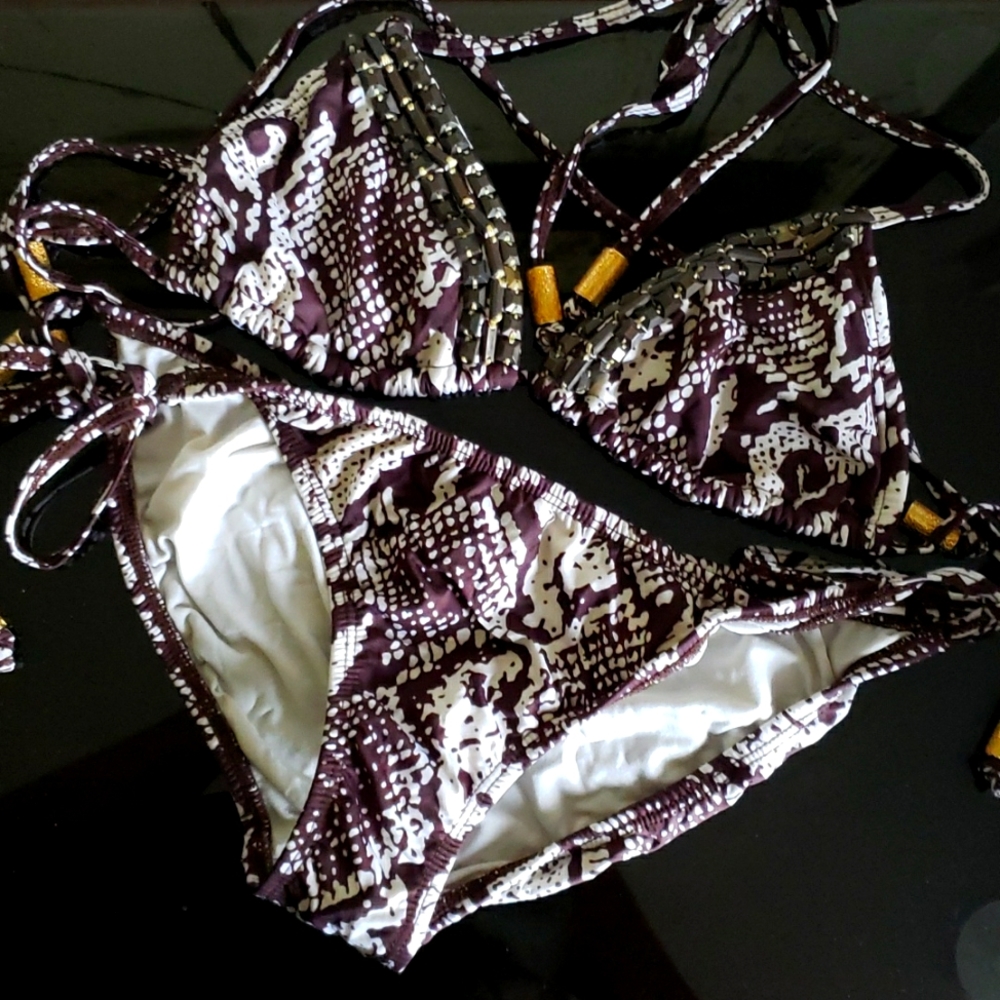 Snake skin print bikini by LeMar